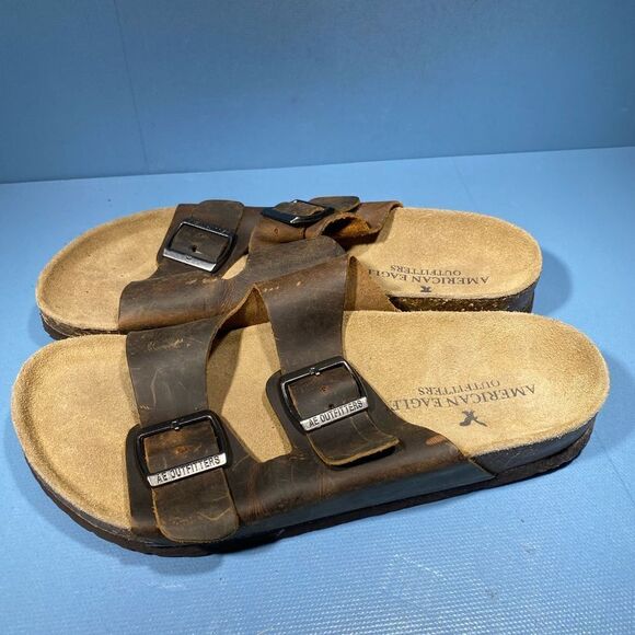 American Eagle - Men's Sandals - Brown - Size 8-41,5 new - Picture 6 of 9